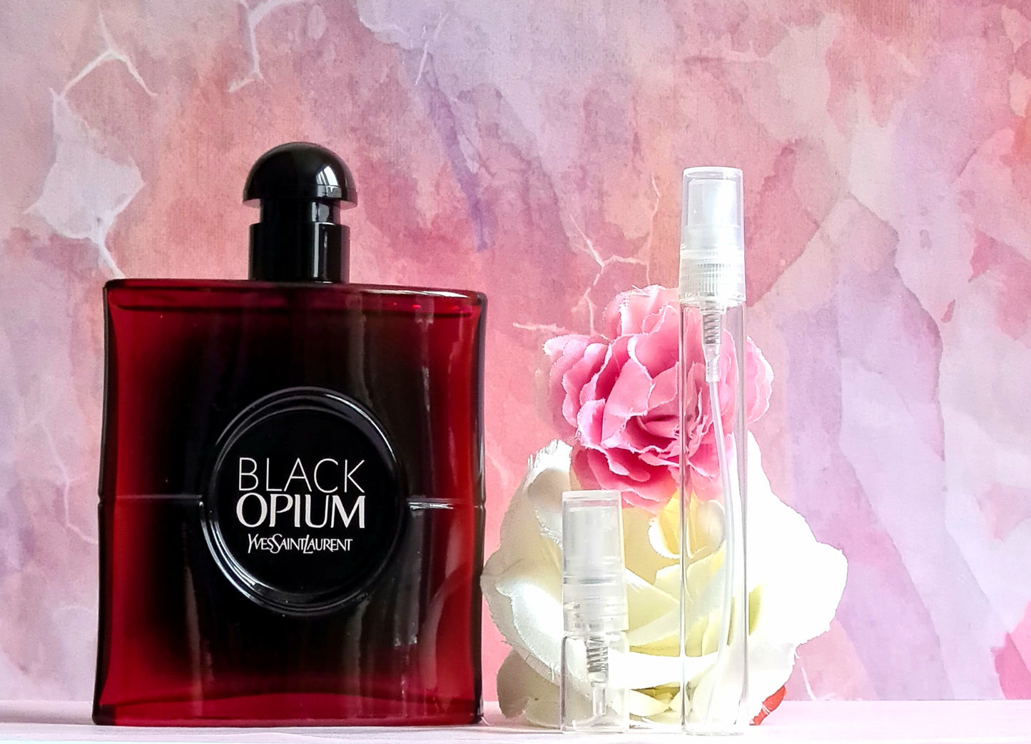 Ysl Black opium over red sample