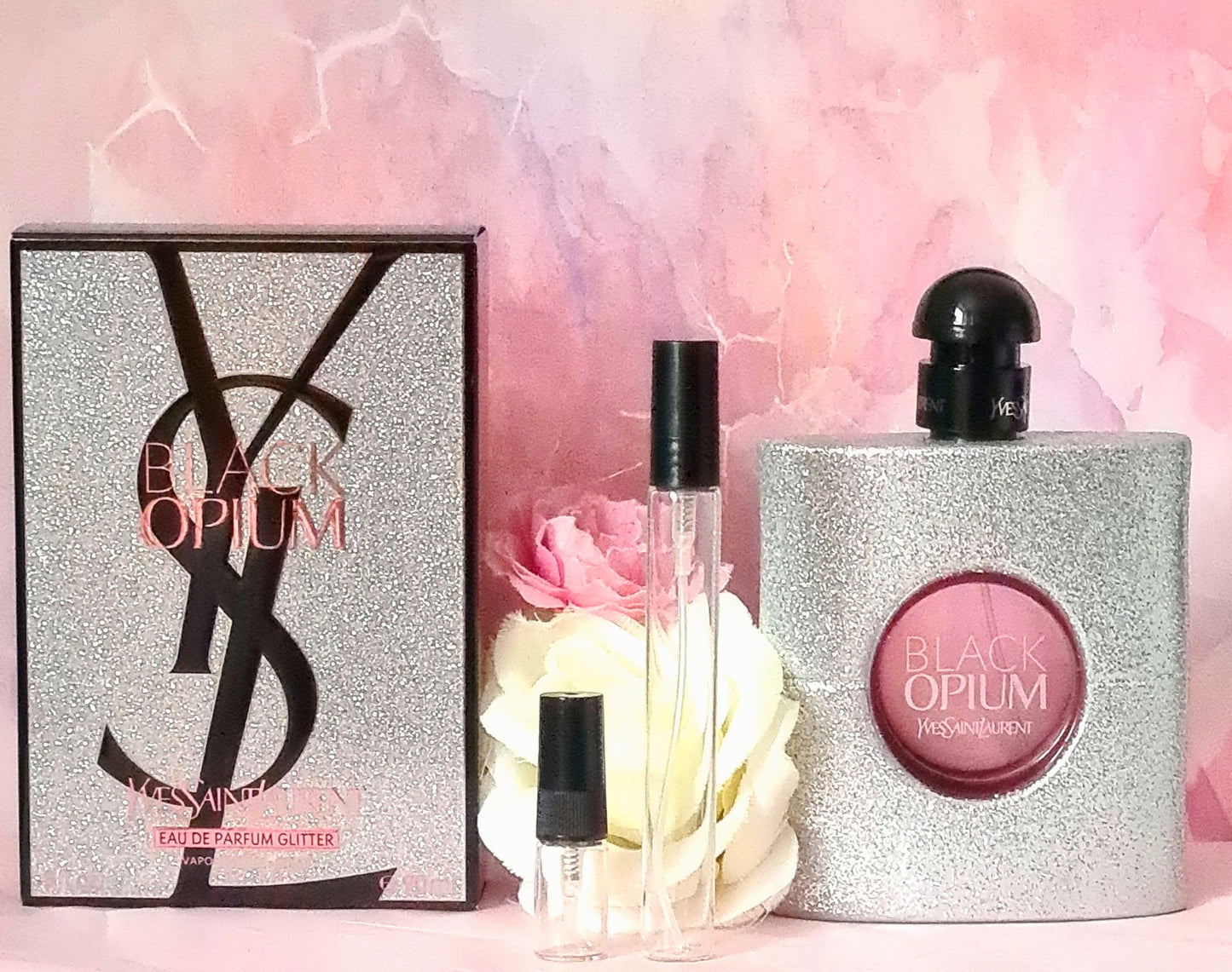 Ysl black opium glitter
