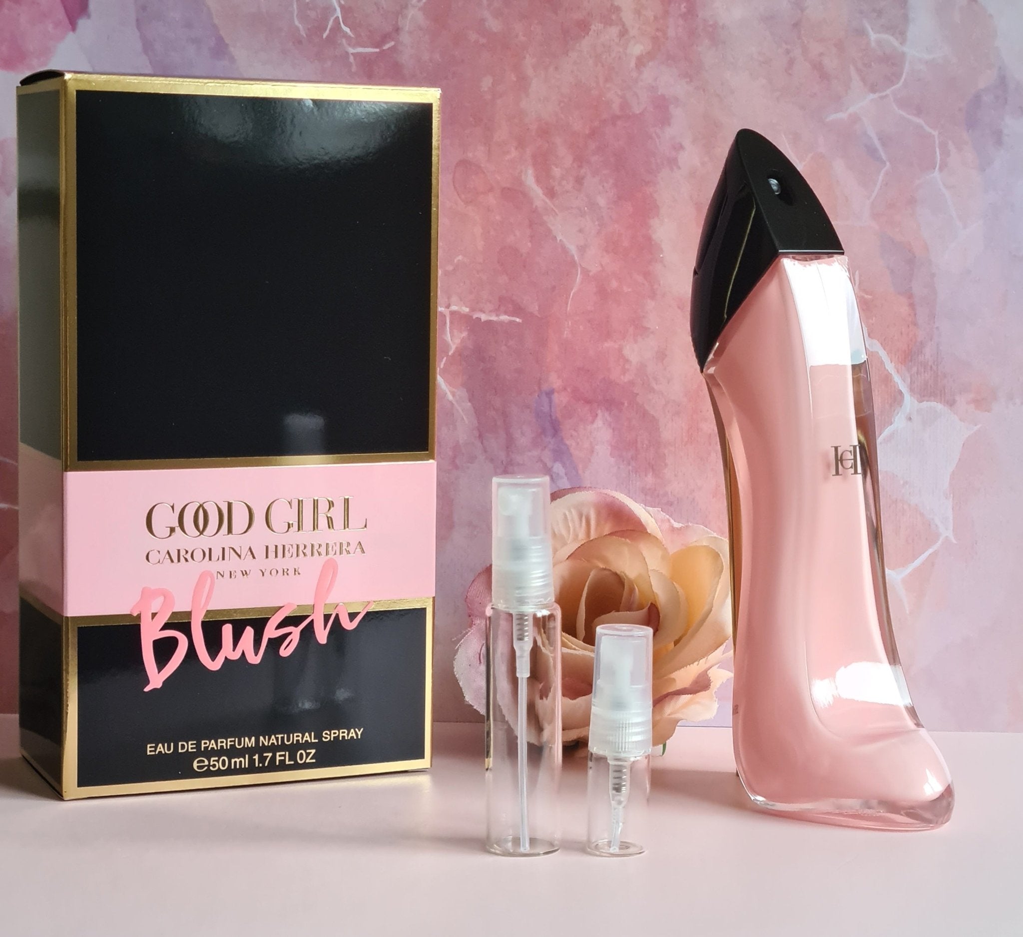 Carolina Herrera Good Girl Blush EDP sample perfume spray. 🌸 –  Thewayfarerscents