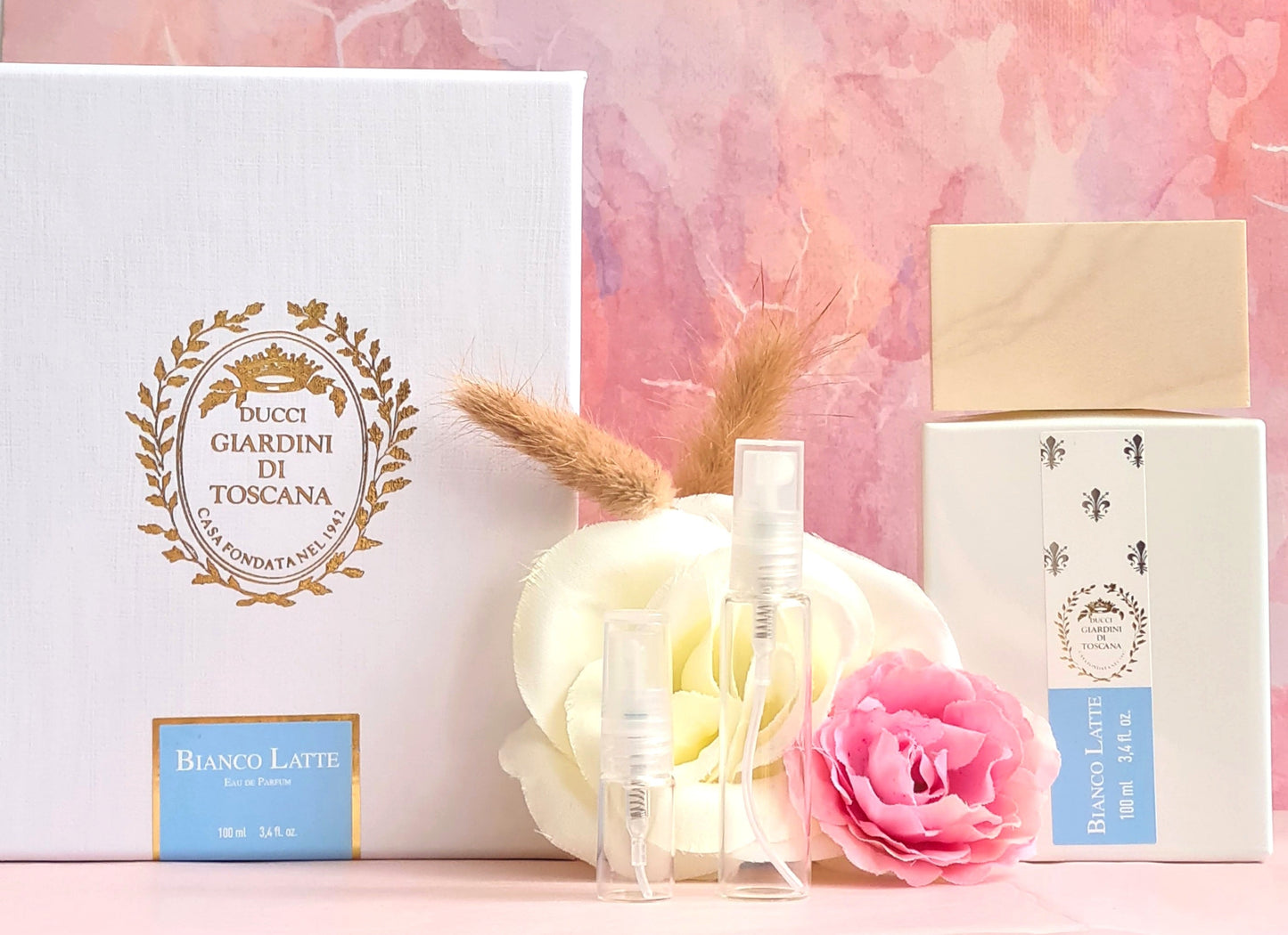 Giardini Di Toscana Bianco Latte EDP Samples. - Thewayfarerscents