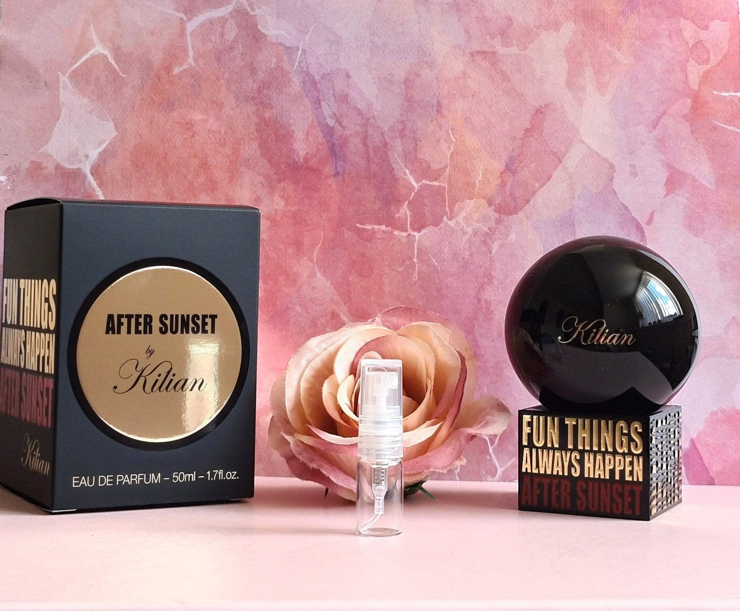 Kilian Fun Things Always Happen After Sunset EDP sample perfume decant spray. 🌅 🖤 - Thewayfarerscents