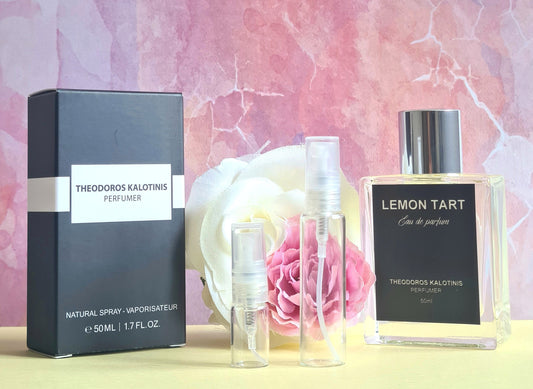 Theodoros Kalotinis Lemon Tart EDP Samples.