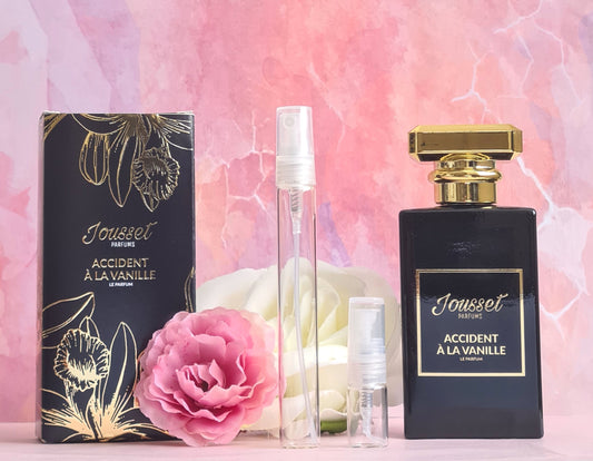 Jousset Parfums Accident a la Vanille Perfume Sample. - Thewayfarerscents